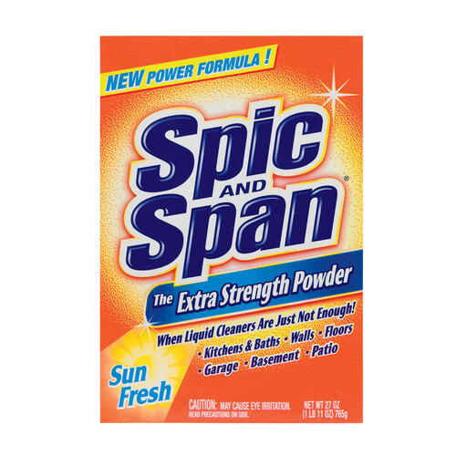 SPIC & SPAN 85699636891 All Purpose Cleaner Extra Strength Sun Fresh Scent Powder 27 oz