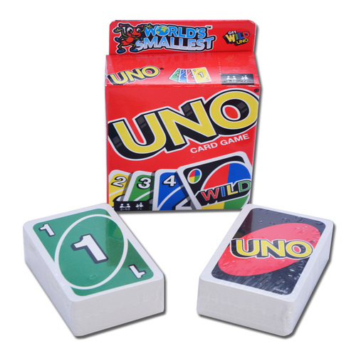 World's Smallest 568 Card Game Uno Multicolored 110 pc Multicolored