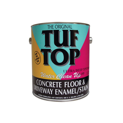 TufTop 10081XCP4 Floor & Driveway Coating SemiGloss Tile Red Water