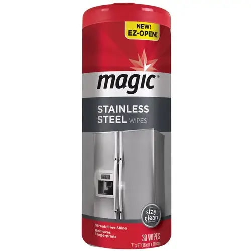 Magic 3060 Stainless Steel Cleaning Wipe, 30-Ct.