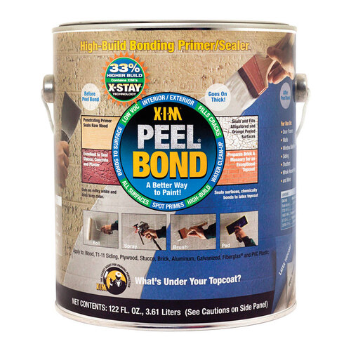 Primer, Sealer, Bonder Peel Bond Clear Acrylic 1 gal Clear - pack of 2