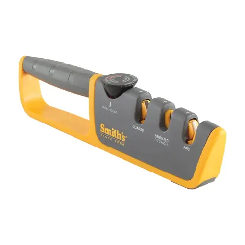 Adjustable Angle Manual Knife Sharpener Smith's 11" L Carbide/Ceramic 1,500 Grit Assorted