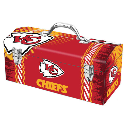 Windco 79315 Art Deco Tool Box 16.25" Kansas City Chiefs Multicolored