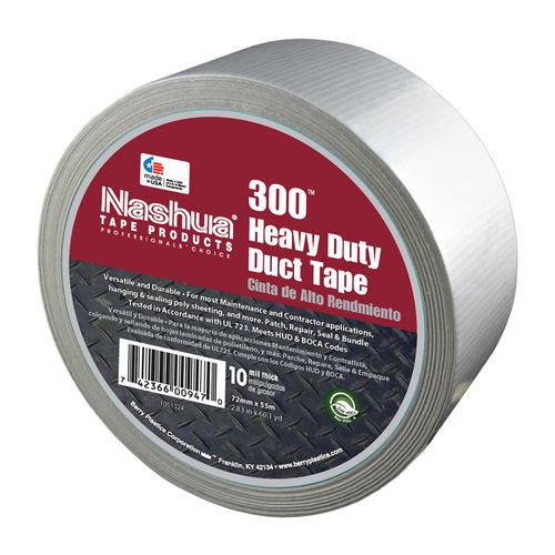 Nashua 1087088 Duct Tape 2.83" W X 60.1 yd L Silver Silver
