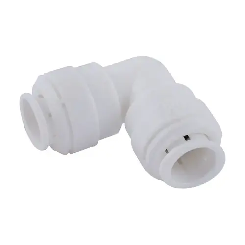 90 Degree Elbow Quick Connect 1/2" Push X 1/2" D Push Plastic