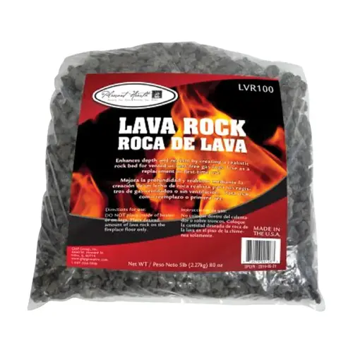 Pleasant Hearth LVR100 Lava Rock 1 hr 5 lb
