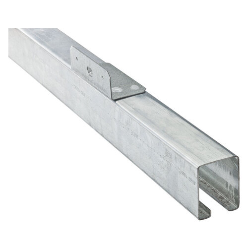 National Hardware N153486 Face Mount Box Rail Galvanized Silver Steel