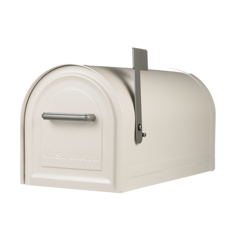 Mailbox Gibraltar es Reliant Contemporary Galvanized Steel Post Mount White Powder Coated