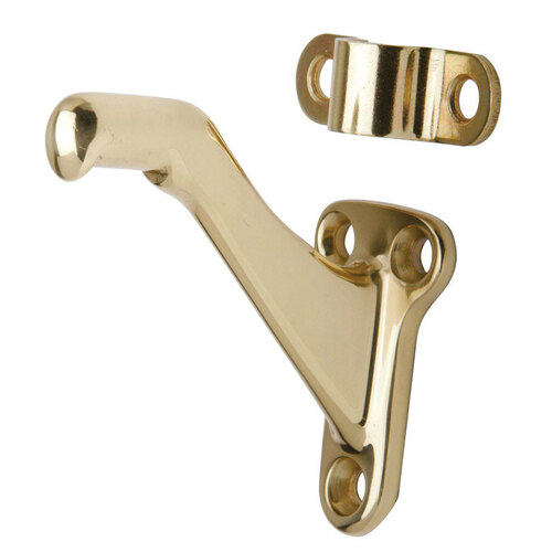 Handrail Bracket, Brass, Brass