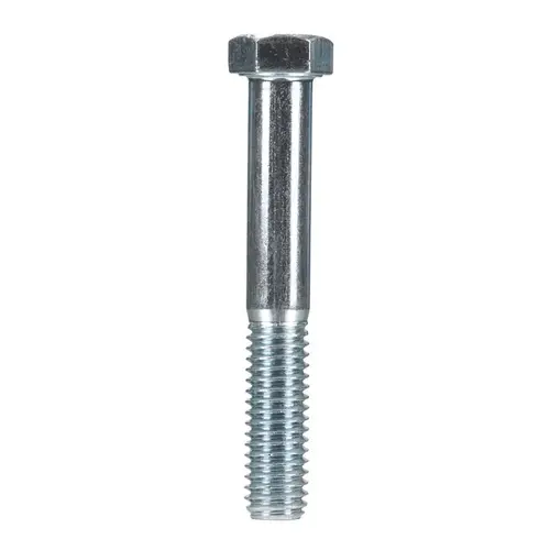 Hex Head Cap Screw 7/16" D X 3" L Heat Treated Zinc Steel Heat Treated Zinc