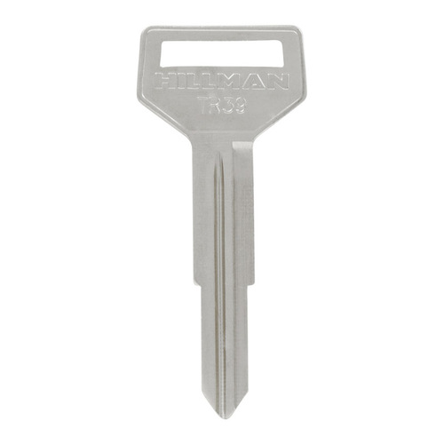 Key Blank Automotive TR39 Double For Toyota Silver