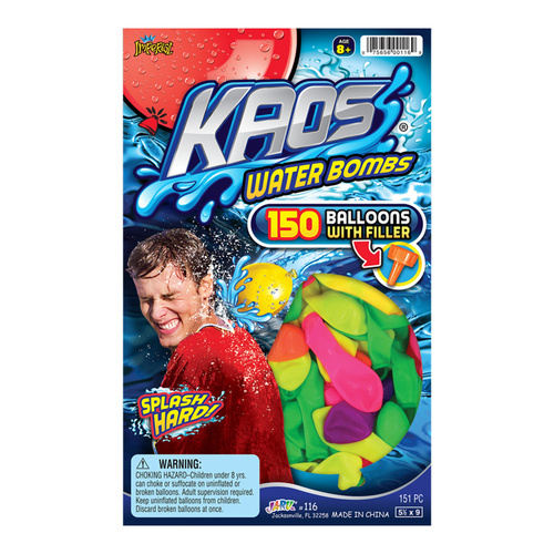 Kasos 116 Water Balloons with Filler Rubber Latex 151 pc