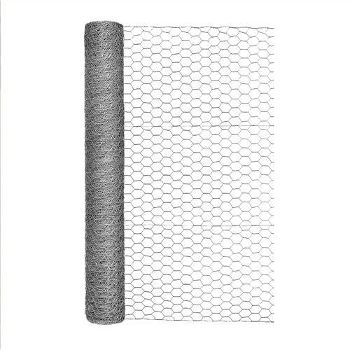 Poultry Netting 36" H X 50 ft. L 20 Ga. Silver Galvanized