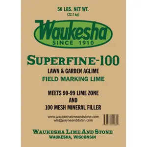 Waukesha Superfine-100 Field Marking Lime 50 lb
