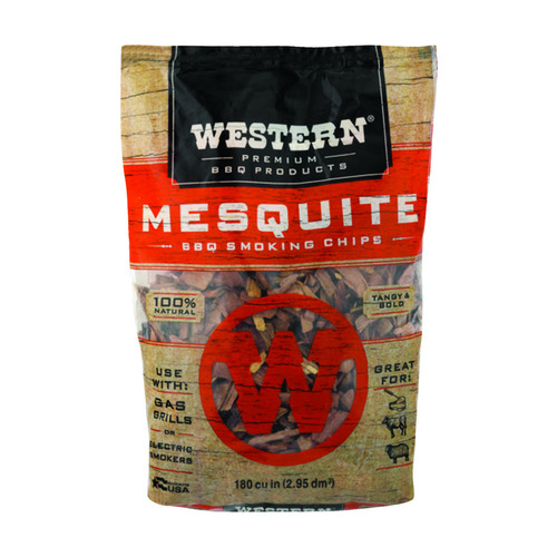 Western 78074 Wood Smoking Chips Mesquite 180 cu in