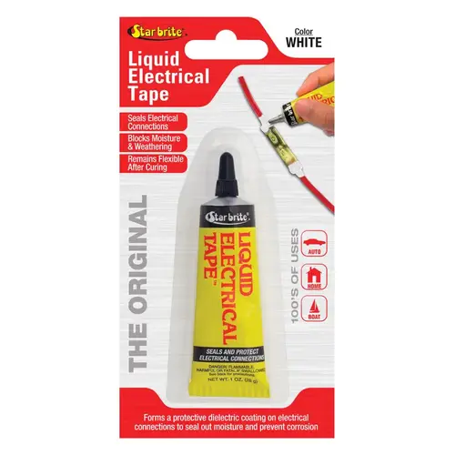 Star Brite 84157 Liquid Electrical Tape 4" W X 7" L White Vinyl White