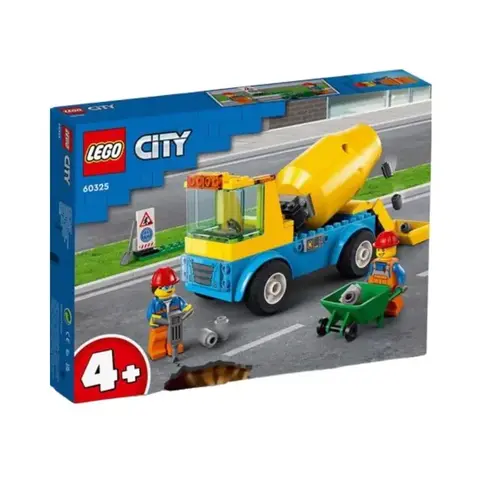 Cement Truck City Plastic Multicolored 85 pc Multicolored