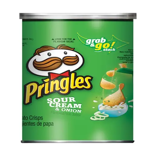 Chips Sour Cream & Onion 2.5 oz Can