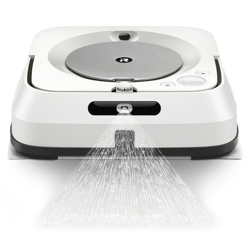 iRobot M611020 Rechargeable Sweeper Braava m6 Bagless Cordless Standard Filter WiFi Connected White