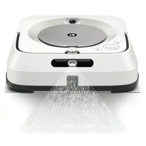 iRobot M611020 Rechargeable Sweeper Braava m6 Bagless Cordless Standard Filter WiFi Connected White