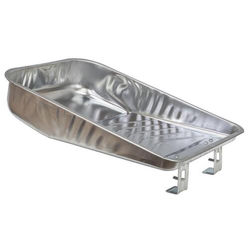 Paint Tray Metal 13.25" W X 9" L 4 qt. cap. Silver