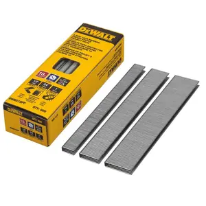 DeWalt 1/4 in. W X Assorted in. L Bright Steel Finish Staples 18 Ga. 900 pk