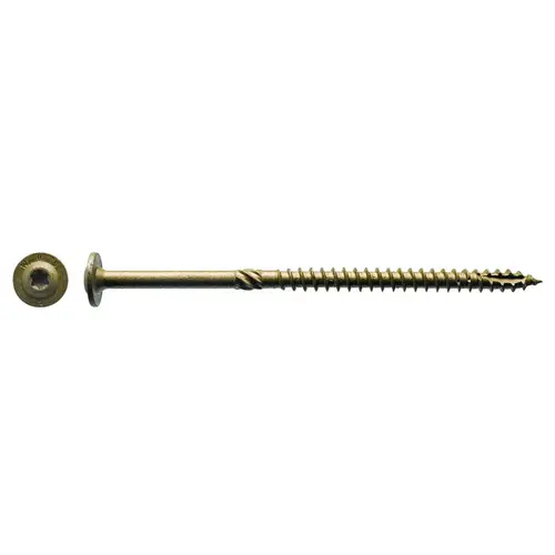 Big Timber 1CTX156 Construction Screws No. 15 Ga. X 6" L Star Round Head 1 lb Bronze