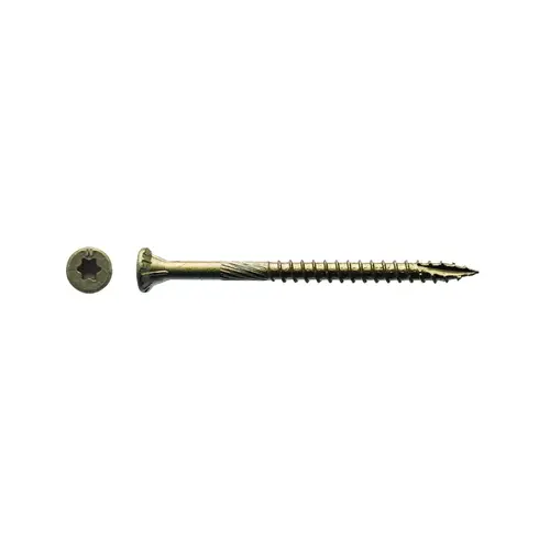 Big Timber 5BTX9212 Wood Screws No. 9 S X 2-1/2" L Star Bronze 5 lb Bronze