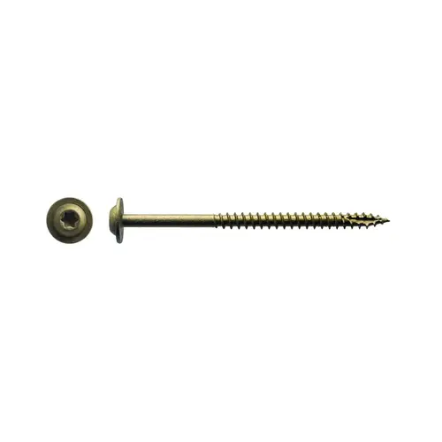 Big Timber 1CAB103 Cabinet Screws No. 10 S X 3" L Star Bronze 1 lb Bronze