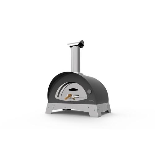 Outdoor Pizza Oven 36" Wood Pellet Ciao Gray Gray