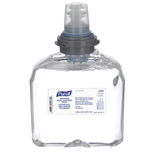 PURELL 5392-02 Advanced Hand Sanitizer Refill No Scent Antibacterial 40.5 oz