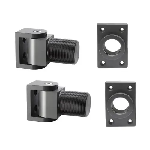 D&D Technologies 77001113 SureClose Non Self-Closing Center Mount S-Hinges Kit Dark gray