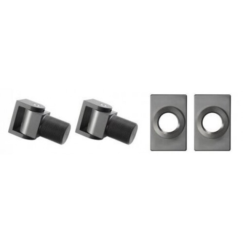 SureClose Non Self-Closing Center Mount M-Hinge Kit Dark gray