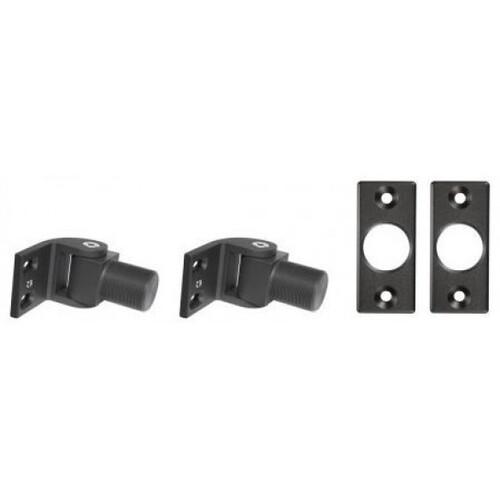 SureClose Small Non Self-Closing Flush Mount S-Hinge Closer Kit Dark gray