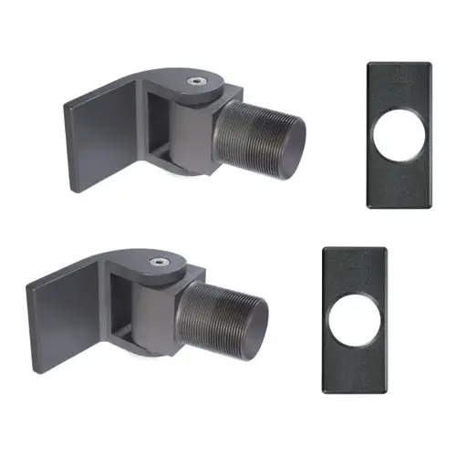 SureClose Non Self-Closing Flush Mount M-Hinge Closer Kit Dark gray