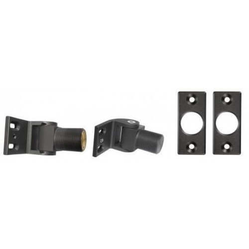 SureClose Self-Closing Flush Mount Hinge-Closer Kit With S-Hinges And Brackets Dark gray