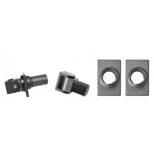 SureClose Self-Closing Center Mount Hinge-Closer Kit With W-Hinges And Brackets Dark gray