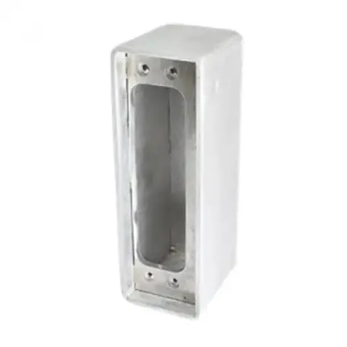 ConcealFit Gate-Side Box For Hinge Aluminum Unfinished