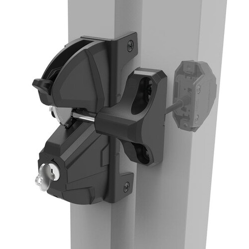 D&D Technologies LLD3KA LokkLatch Deluxe Series 3 Privacy And Security Keyed Alike Gate Latch