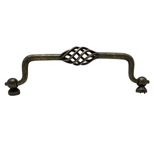 Amerock BP19324R2 Birdcage Cabinet Pull 6 5/16" Cener to Center Weathered Brass
