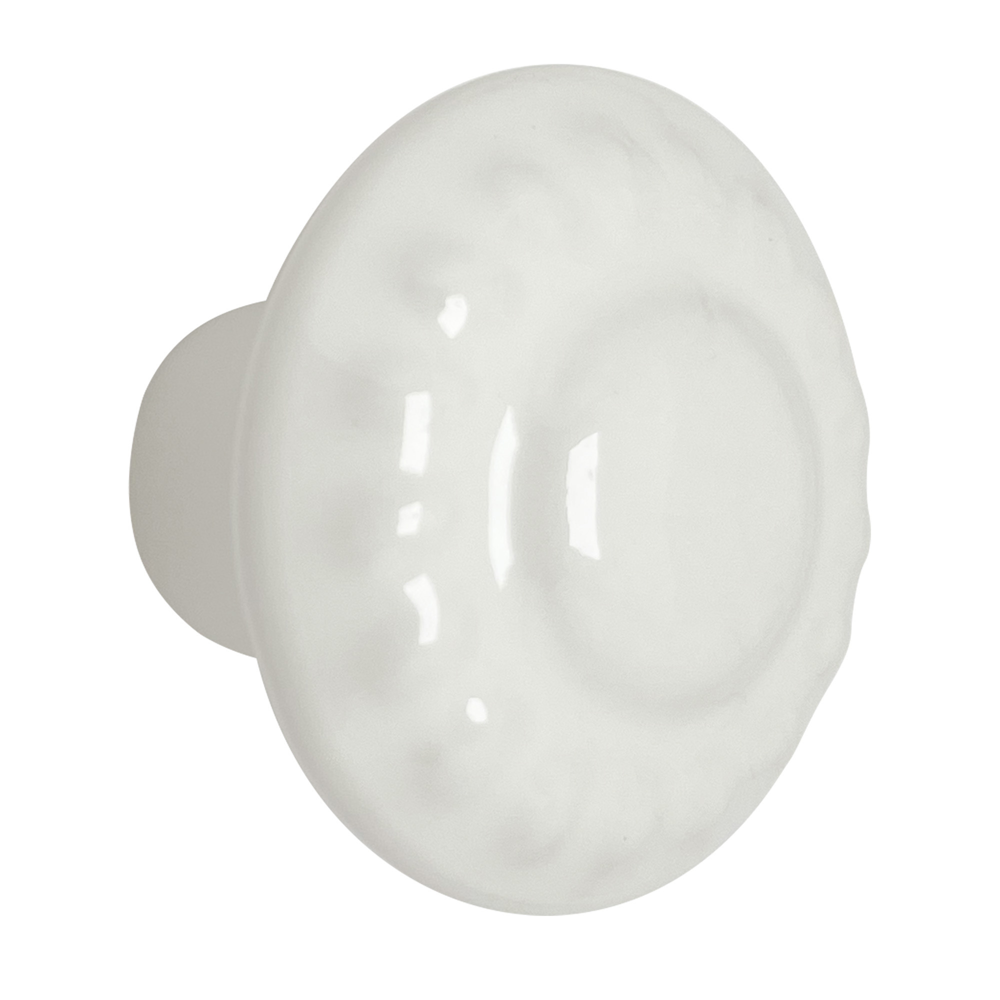 Amerock BP1321W Ceramic Residential Mushroom Cabinet Knob 1