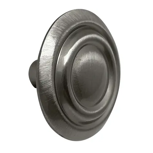 Traditional Mushroom Kitchen Cabinet Knob 1-3/8" Diameter  Satin Nickel - pack of 5