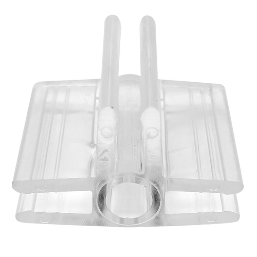 Clear Plastic 90 degree 3-Way Display Connector