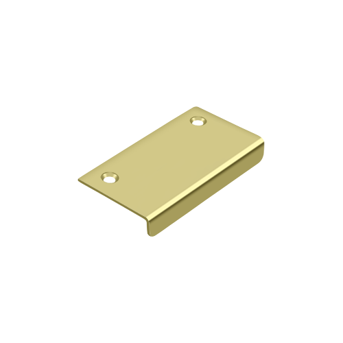 Drawer, Cabinet, Mirror Pull, 3" x 1-1/2" in Unlacquered Brass