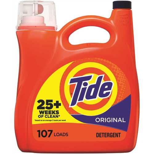 TIDE 003700082561 154 fl. oz. Original Scent Liquid Laundry Detergent (107 Loads)