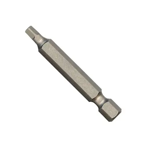 Screwdriver Bit Square Recess 2" L Tempered Steel