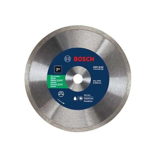 7" Premium Continuous Rim Diamond Blade For Clean Cuts