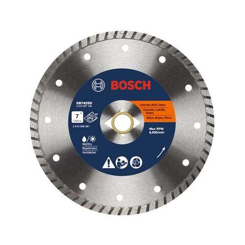 Robert Bosch Tool Corp DB742SD 7" Turbo Rim Diamond Blade