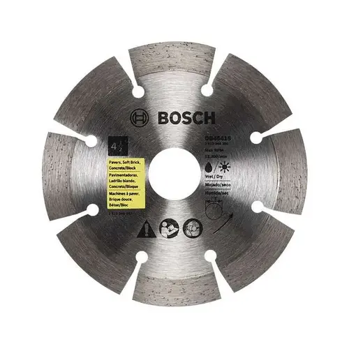 4 1/2" Standard Segmented Rim Diamond Blade For Universal Rough Cuts