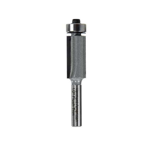 Router Bit 1/4" D X 1/2" Dia. x 1" R X 2" L Carbide Tipped Flush Trim